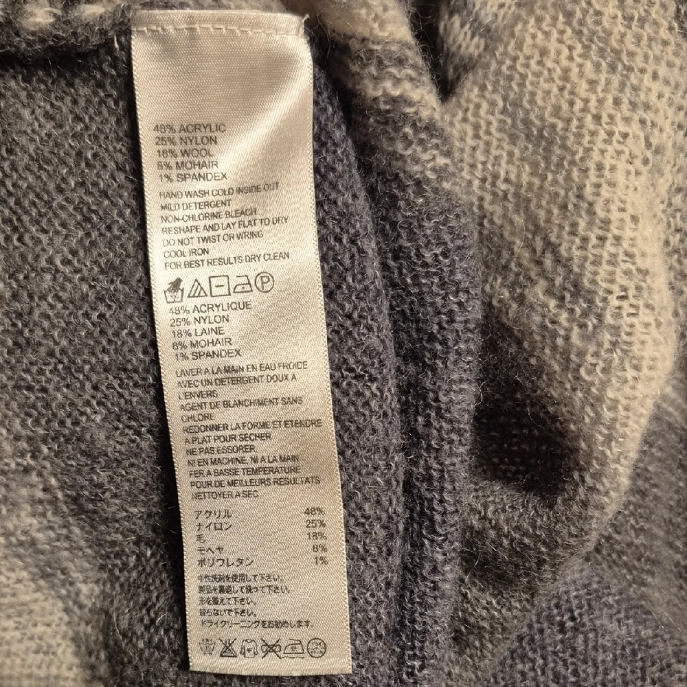 Tommy Bahama Gray and White Open Front Cardigan - Picture 7 of 8